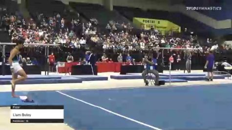 Liam Buley - Floor - 2021 USA Gymnastics Development Program National Championships