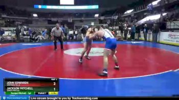 7 lbs Semifinal - John Edwards, Vestavia Hills vs Jackson Mitchell, Spain Park Hs