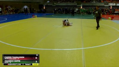 93 lbs Quarterfinals (8 Team) - Maverick Hoppe, BHVPP vs Casper Tharaldson, Watertown-Mayer