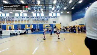 120 lbs Champ. Round 1 - George Kotelawala, Celebration vs Mark Bonfante, Wellington Community Hs