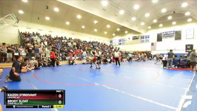 138 lbs Cons. Round 2 - Kaizen Stirdivant, Lancers WC vs Brody Sloat, Chino Hills WC