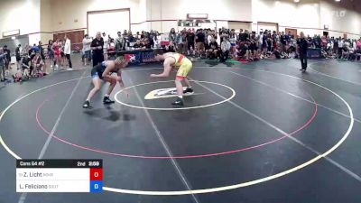 74 kg Cons 64 #2 - Zane Licht, Askren Wrestling Academy vs Leonard Feliciano, Southeastern Wrestling Club