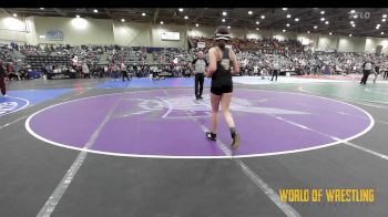 135 lbs Quarterfinal - Madison Fitzgerald, RedWave Wrestling vs Harley Stocke, Khutulun