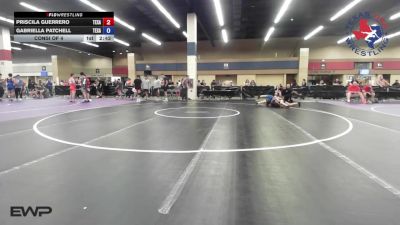 120 lbs Consi Of 4 - Priscila Guerrero, Texas vs Gabriella Patchell, Texans Wrestling Club