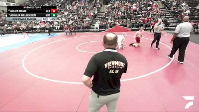 5A 150 lbs 3rd Place Match - Jacob Redd, Viewmont vs Joshua Helleksen, Northridge