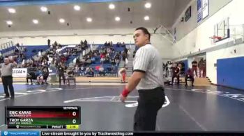 184 lbs Semifinal - Eric Karas, Sacramento City vs Troy Garza, East Los Angeles