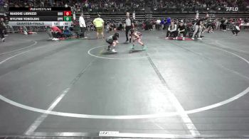 80 lbs Quarterfinal - Maddie LiBrizzi, Bridgewater vs RyLynn Tobolski, Upper Township