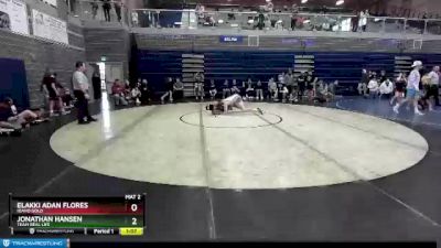 158 lbs 1st Place Match - Jonathan Hansen, Team Real Life vs Elakki Adan Flores, Idaho Gold