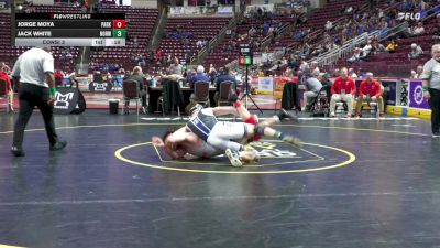 160 lbs Consi 3 - Jorge Moya, Parkland vs Jack White, Norwin