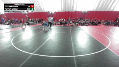 USA Junior Boys - 138 lbs Semis - Wyatt Martin, Team Donahoe Wrestling Club vs Colton Katzfey, Askren Wrestling Academy