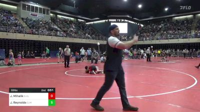 93 lbs Quarterfinal - Jensen Mihalik, Elkland vs Jason Reynolds, Clayton