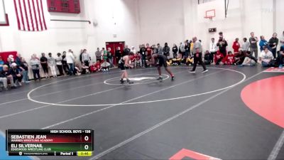 138 lbs Champ. Round 1 - Sebastien Jean, Warren Wrestling Academy vs Eli Silvernail, Edgewood Wrestling Club
