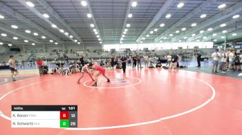 142 lbs Final - Asher Bacon, POWA vs Nick Schwartz, PA Alliance Black