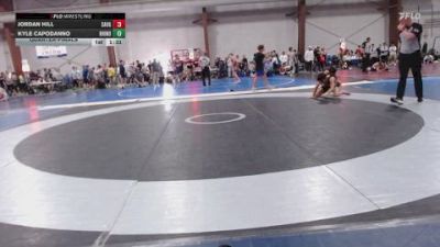 113 lbs Quarterfinal - Jordan Hill, Savage Wrestling Academy vs Kyle Capodanno, Rhino Wrestling