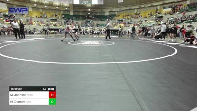 104-109 lbs Rr Rnd 2 - Maddix Johnson, Team Zulpo Perryville Wrestling vs Mikayla Duncan, Dover Youth Wrestling Club