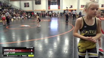 PW-10 lbs Semifinal - Kanen Alger, DC Elite vs James Willis, Marion Wolves Wrestling Club