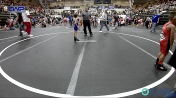 43 lbs Consi Of 8 #2 - Josiah Rosas 3, OKC Saints Wrestling vs LJ Gordan, Bridge Creek Youth Wrestling