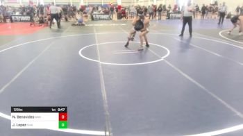 126 lbs Consi Of 8 #2 - Nick Benavides, War Wc vs Javier Lopez, Chain Gang WC