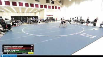 132 lbs Placement Matches (8 Team) - Andrea Quinones, Apple Valley, MN vs McKenna Hendrickson, Grand Meadow/Leroy/Ostrander/Southland, MN