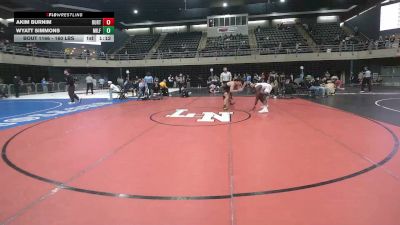 160 lbs Semifinal - Akim Burnim, Burtonsville vs Wyatt Simmons, Milford
