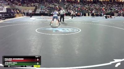 190-2A/1A Quarterfinal - Maleek Ayonrinde, New Town vs Steven Hall, Henry E. Lackey