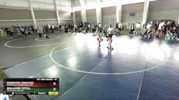 61 lbs Cons. Round 3 - Donovan Sanchez, Bonneville Wrestling Club vs Benjamin Zifzal, Mountain Man WC