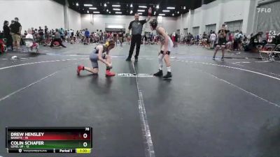 78 lbs Round 9 (10 Team) - Colin Schafer, Level Up vs Drew Hensley, Bandits