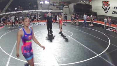 135 lbs Cons. Sub-quarters - Destiny Finley, Montana vs Leeah Wright, Oklahoma