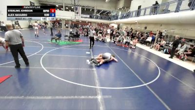 190 lbs Round 5 - Alex Navarro, West Jordan Wresting Club vs Sterling Johnson, Riverton Wolf Pack Wrestling Club