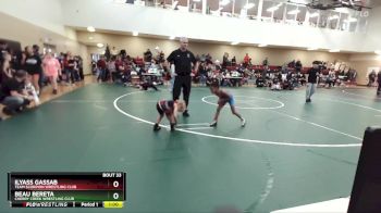 53 lbs Cons. Round 1 - Beau Bereta, Cherry Creek Wrestling Club vs Ilyass Gassab, Team Scorpion Wrestling Club