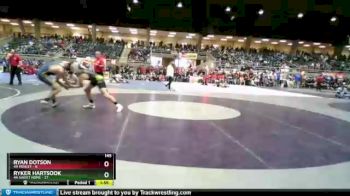 145 lbs Quarterfinals (8 Team) - Ryker Hartsook, 4A Sweet Home vs Ryan Dotson, 4A Henley