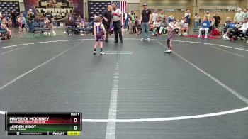 44 lbs Semifinal - Maverick McKinney, Buccaneer Wrestling Club vs Jayden Ribot, Eagle Empire