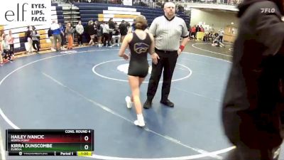 115 lbs. Cons. Round 4 - Kirra Dunscombe, Eureka vs Hailey Ivancic, North Point