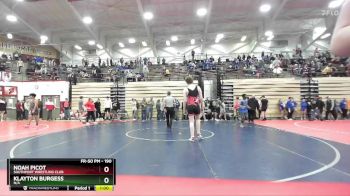 190 lbs Champ. Round 1 - Noah Picot, Southport Wrestling Club vs Klayton Burgess, N/A