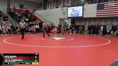 110 lbs Cons. Round 2 - Neyva Alberhasky, Louisa-Muscatine vs Anya Rivera, Williamsburg