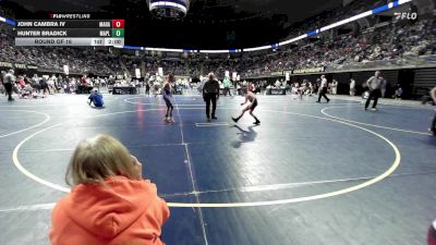 65 lbs Round Of 16 - John Cambra IV, Mahanoy Area vs Hunter Bradick, Maplewood