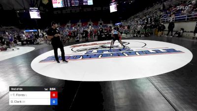 132 lbs Rnd Of 64 - Theodore Flores, IL vs Dylan Clark, OR