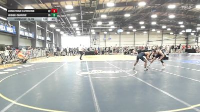126 lbs Consi Of 16 #2 - Jonathan Cutrone, NY vs Jesse Quiroz, CA