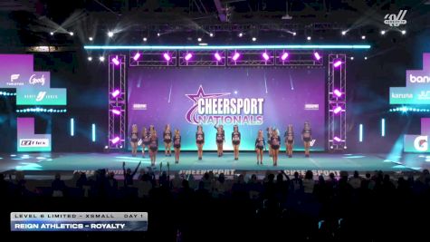 Reign Athletics - Royalty [2026 L6 Limited - XSmall Day 1] 2026 CHEERSPORT National All Star Cheerleading Championship