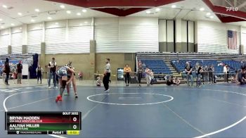 143 lbs Round 3 - Aaliyah Miller, BYA Wrestling vs Brynn Madden, USA Gold Wrestling Club