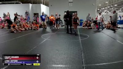 114 lbs Finals (8 Team) - Carolyn Geckler, POWA vs Roma LoGiurato, Misfits Smashing Pumpkins