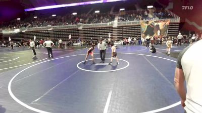 81 lbs 5th Place - Taylon Lane, Gladiator Wr Ac vs Angelo Gomez, Cowboy Kids WC