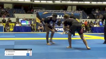 RENATO FORASIEPPI vs AJ AGAZARM World IBJJF Jiu-Jitsu No-Gi Championships