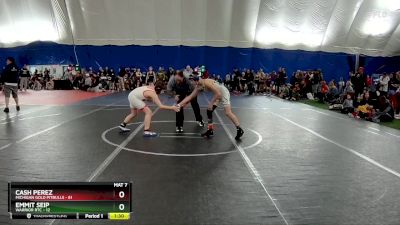 110 lbs Round 1 (6 Team) - Cash Perez, Michigan Gold Pitbulls vs Emmit Seip, Warrior RTC