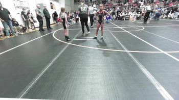 58 lbs Quarterfinal - Dylan Harris, HURRICANE WRESTLING ACADEMY vs Railey Barnes, Mannford Pirate Youth Wrestling