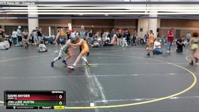 75 lbs Semis & 1st Wrestleback (8 Team) - Gavin Snyder, SHWA vs Jon Luke Austin, Contenders WA