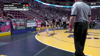 145 lbs Consi 3 - Ethan Krazer, Easton Area vs Jacoby Thompson, Meadville