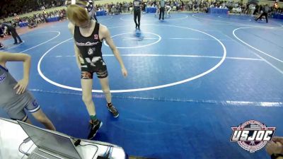 75 lbs Rr Rnd 1 - Aidan McKee, Team Choctaw vs BO Courtney, Husky Wrestling Club