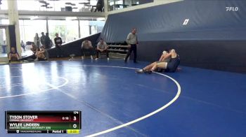 174 lbs Champ. Round 1 - Wylee Lindeen, Eastern Oregon University (OR) vs Tyson Stover, Corban University