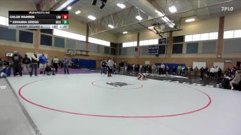 105lbs Champ. Round 4 - Chloe Warren, Liberty (Girls) vs Johanna Gregg, Kelso (Girls)